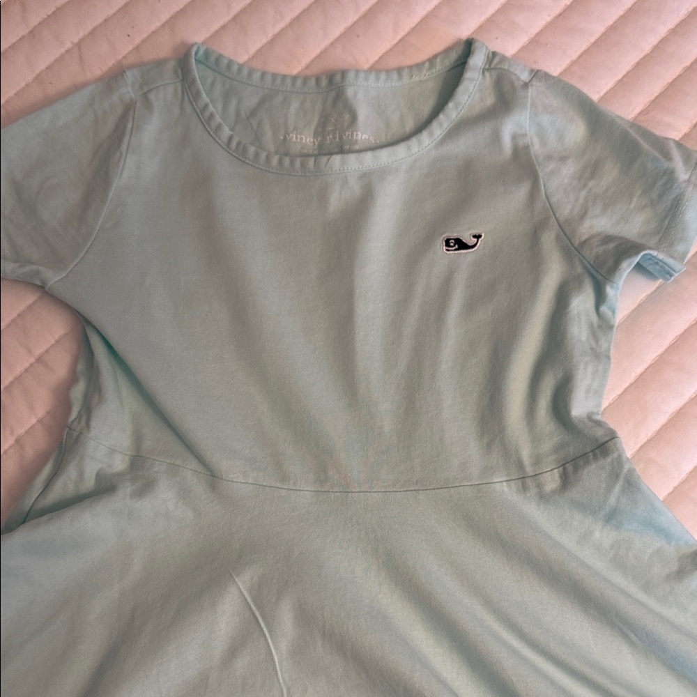 Vineyard Vines Women's Soft Blue Short Sleeve Tee